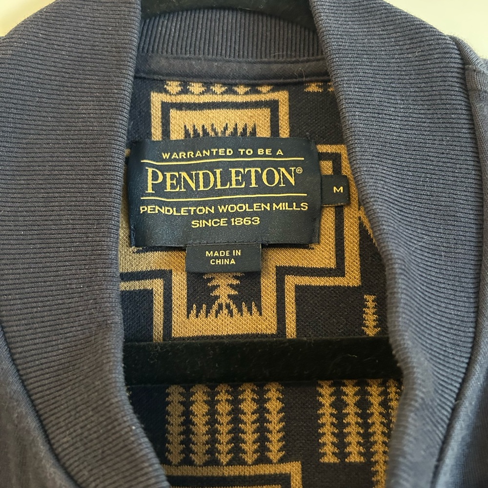 Pendleton Geometric Patterned Vest Reversible - image 2